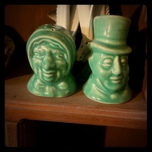 old couple  vintage salt and pepper shakers  perfe